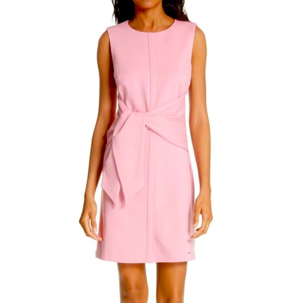 Ted Baker London Papron Tie-Front Dress, Career, Wedding Guest, Cocktails, 4